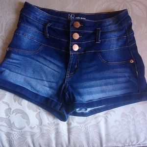 Buttonfly high waist Jean shorts